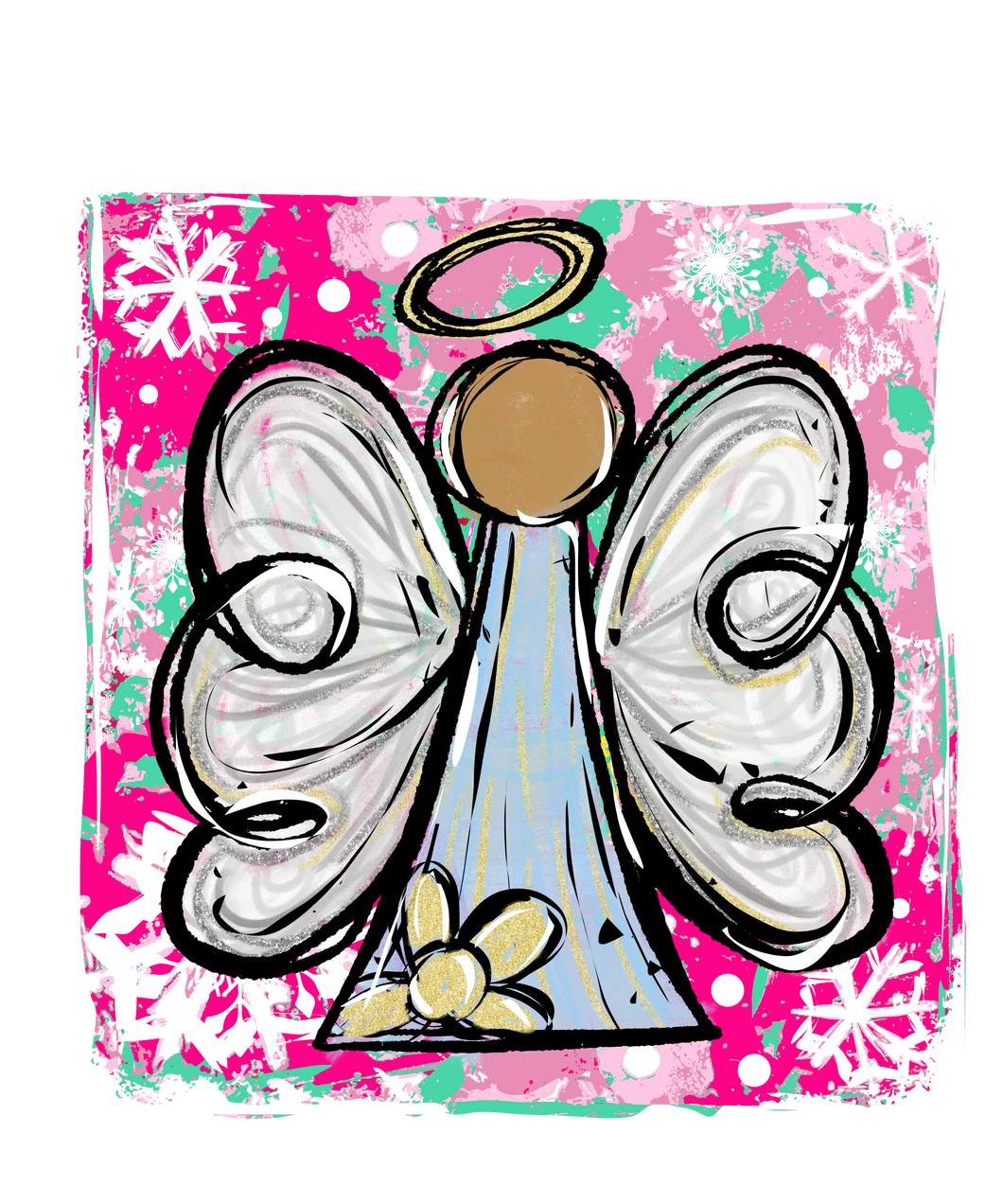 Angel Painting DTF