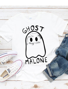 Ghost Malone DTF print - Glitz ‘N’ Glam