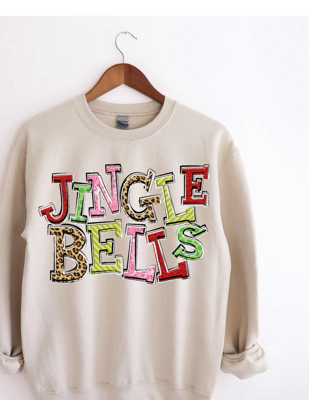 Jingle bells DTF print - Glitz ‘N’ Glam