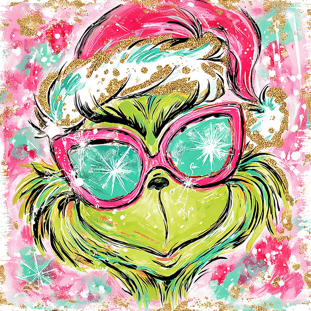 Grinch Smiling DTF