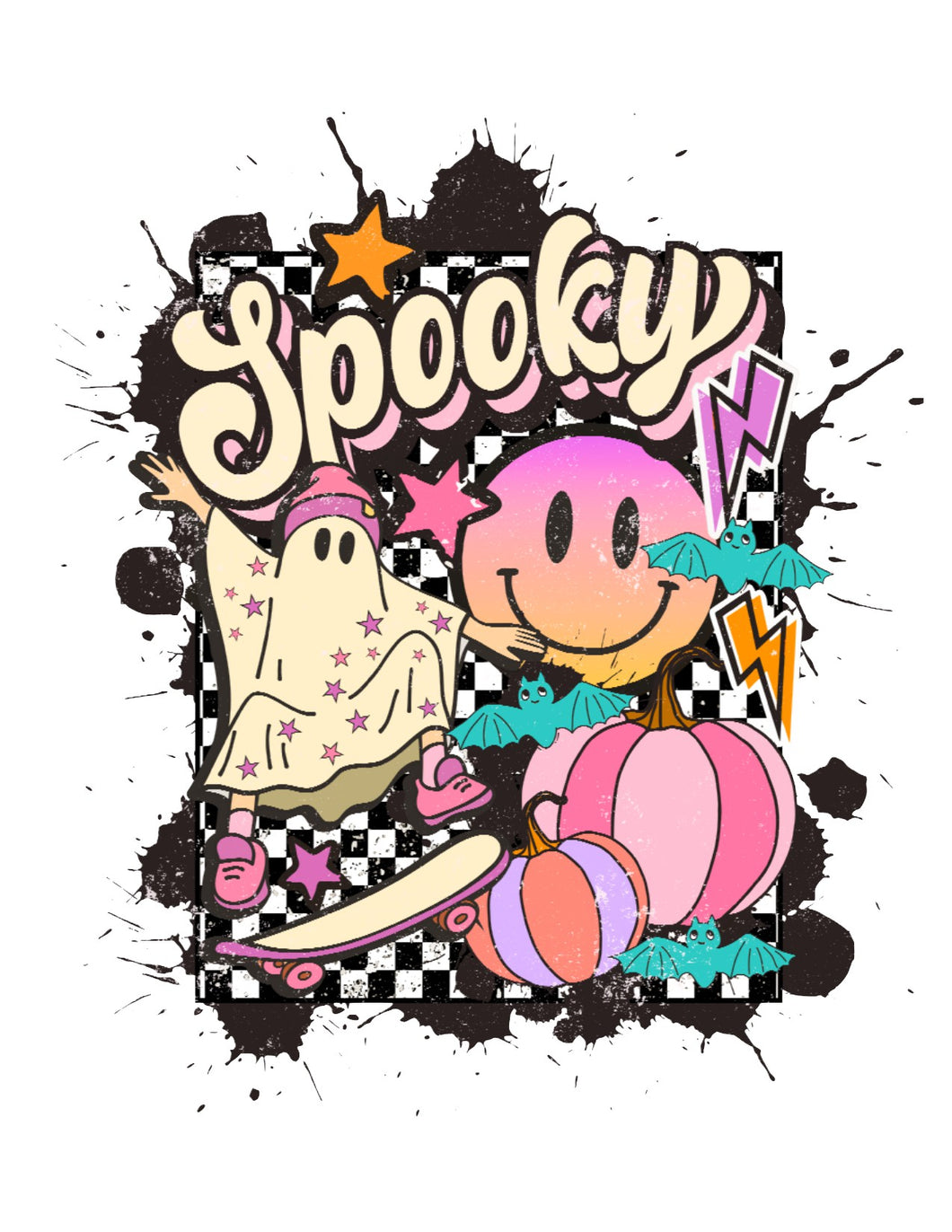 Retro spooky DTF - Glitz ‘N’ Glam