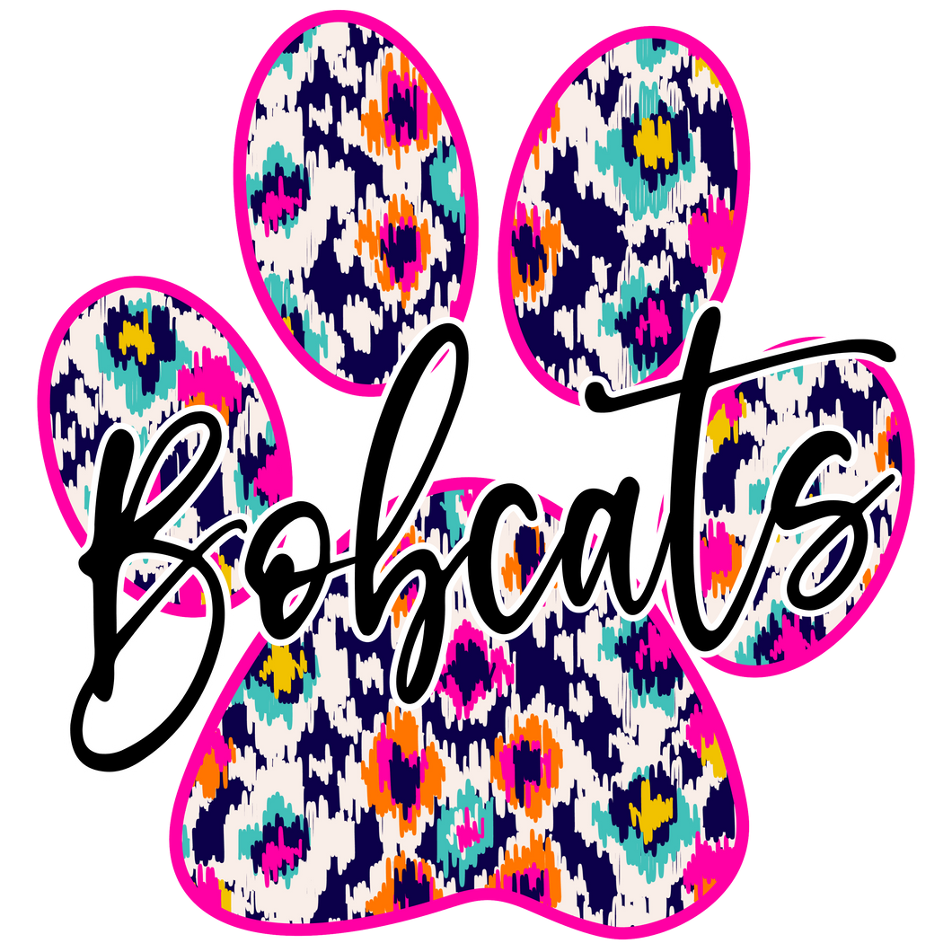 Bobcats paw - Glitz ‘N’ Glam