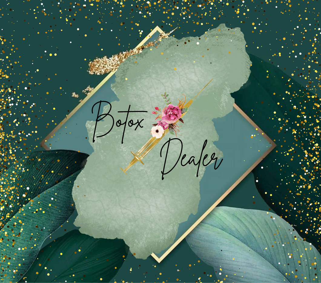 Botox dealer seamless tumbler print - Glitz ‘N’ Glam