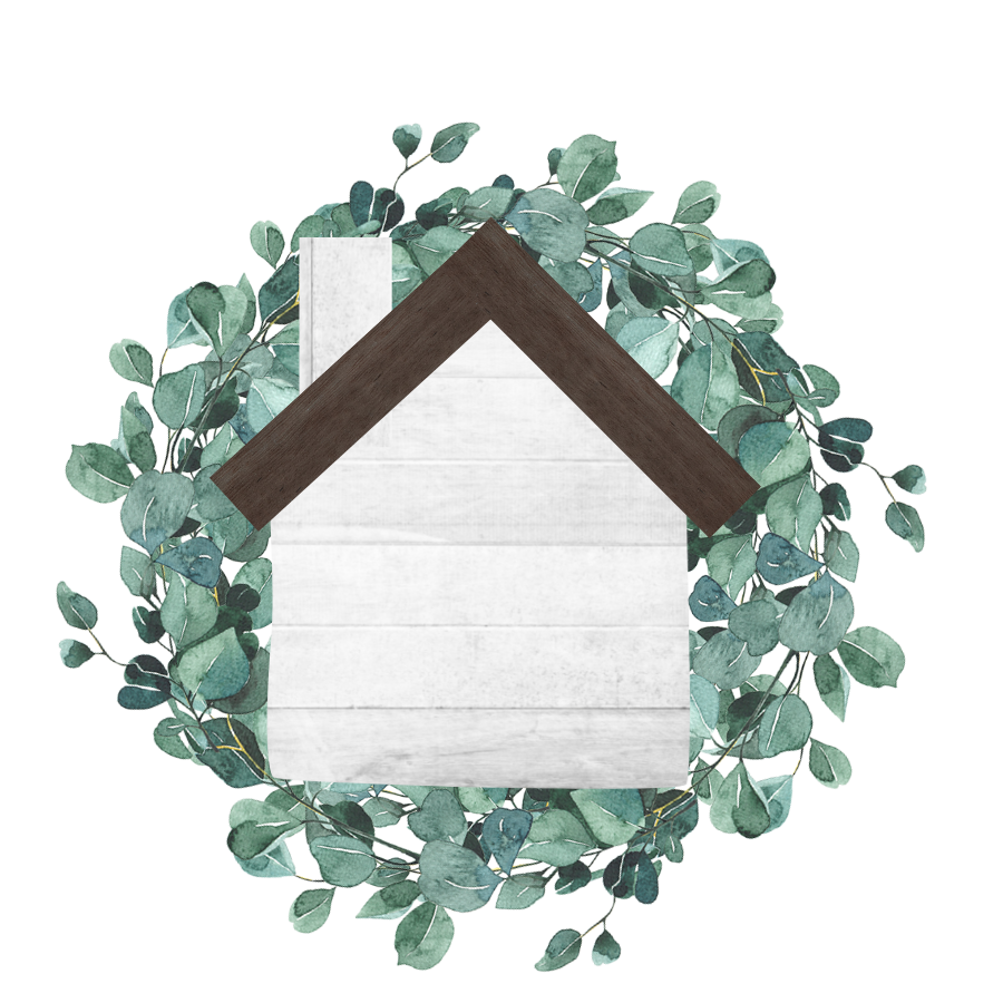 Rustic house wreath - Glitz ‘N’ Glam