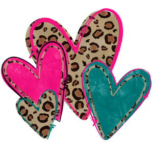 Leopard hearts - Glitz ‘N’ Glam