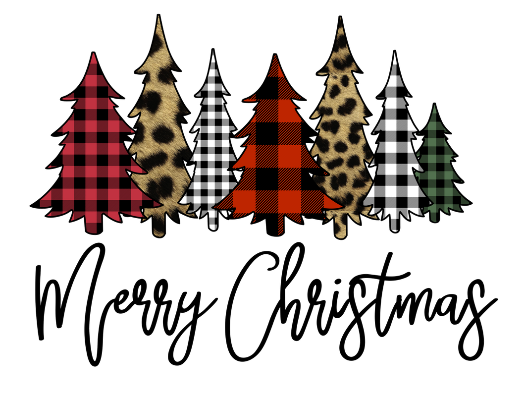 Buffalo plaid trees - Glitz ‘N’ Glam