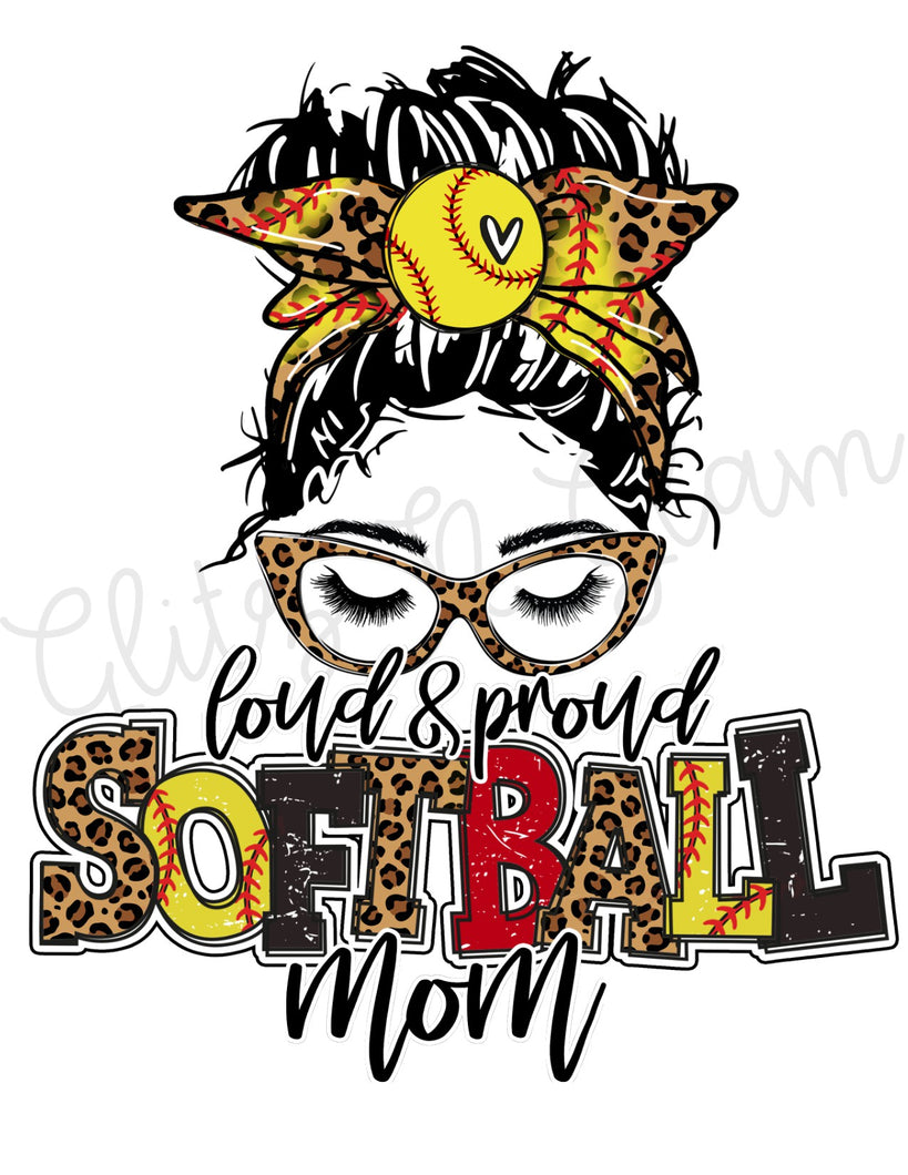 Softball Mom Headband - Glitz ‘N’ Glam