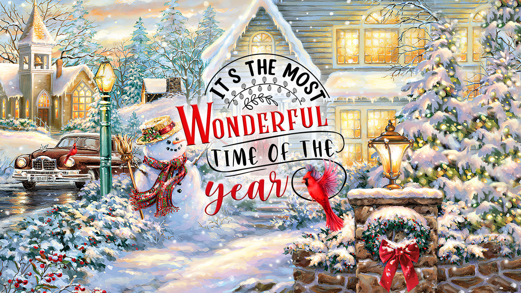 Most wonderful time seamless tumbler print - Glitz ‘N’ Glam