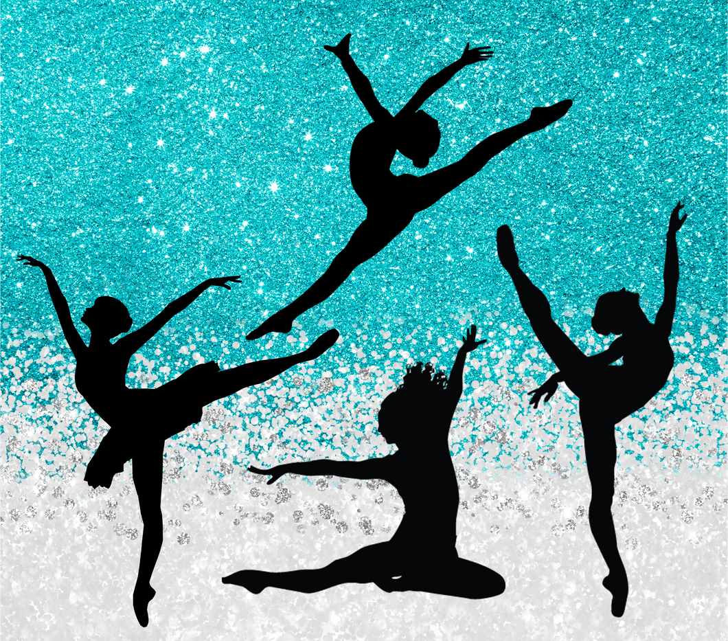 Dancer Seamless tumbler print - Glitz ‘N’ Glam
