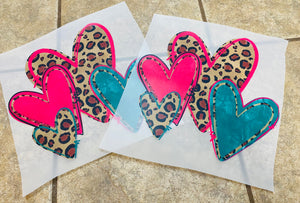 Leopard Heart DTF Transfer - Glitz ‘N’ Glam