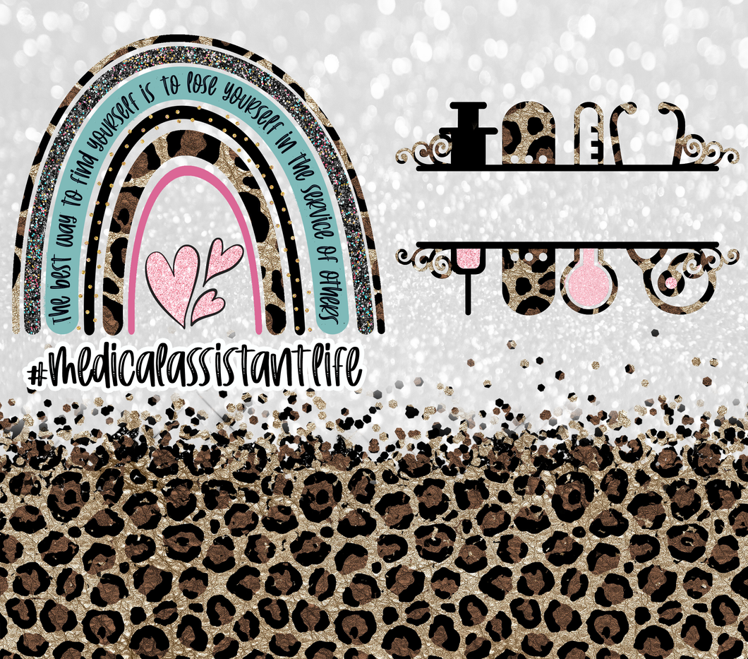 Healthcare seamless tumbler print - Glitz ‘N’ Glam