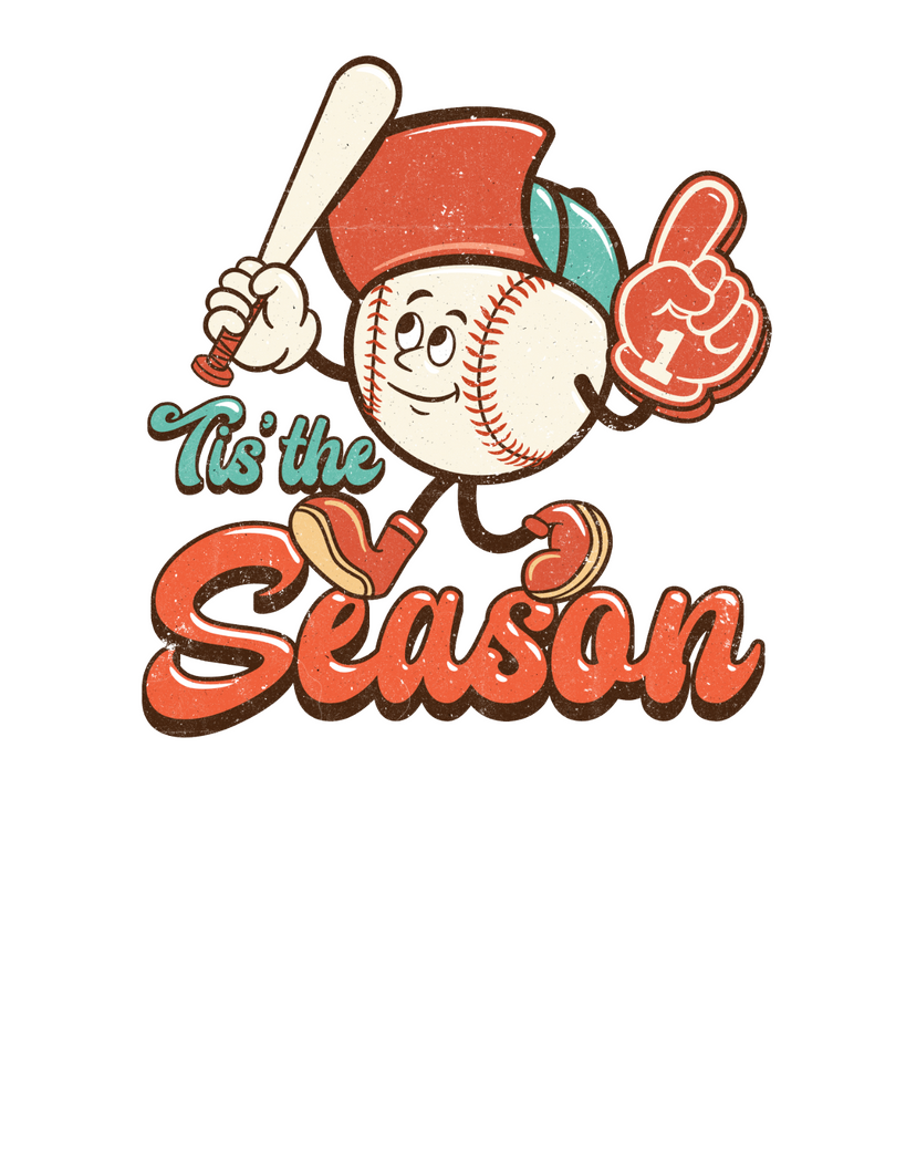 Tis The Season baseball - Glitz ‘N’ Glam