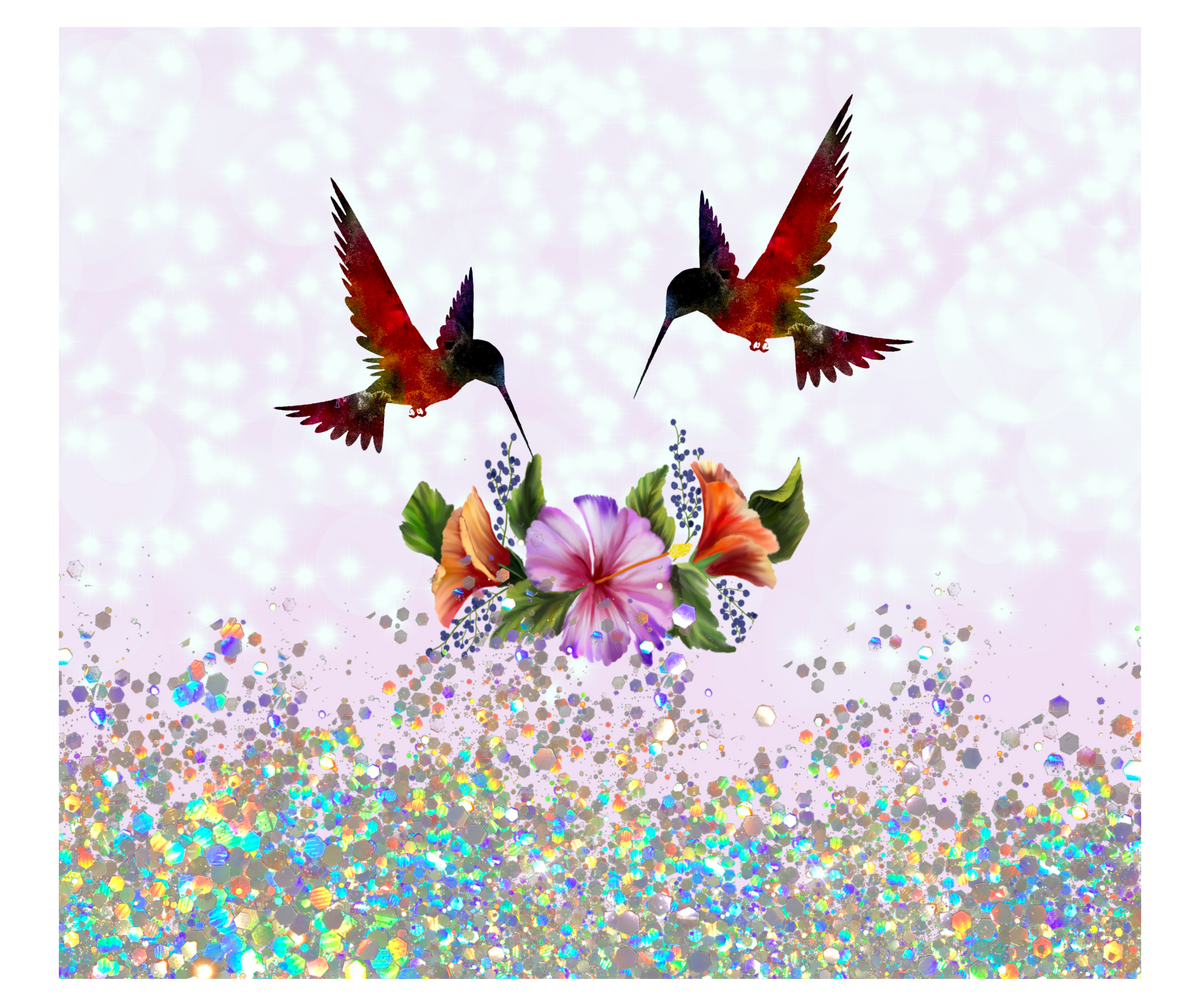 Rainbow Hummingbird Seamless Tumbler Print Glitz N Glam Rainbow hummingbird seamless tumbler print glitz n glam